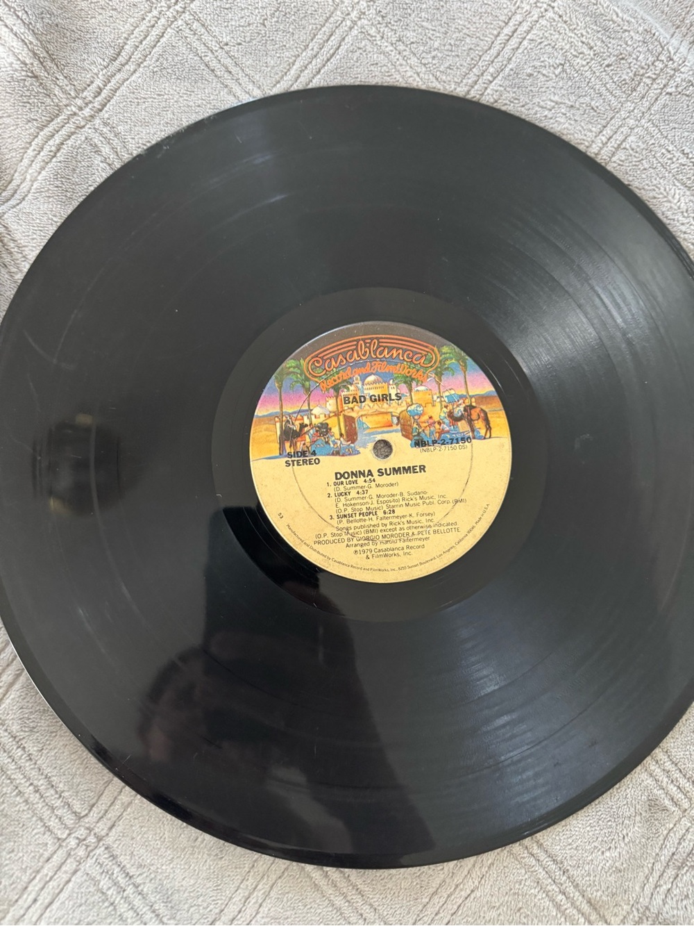 Donna Summer Bad Girls vinyl